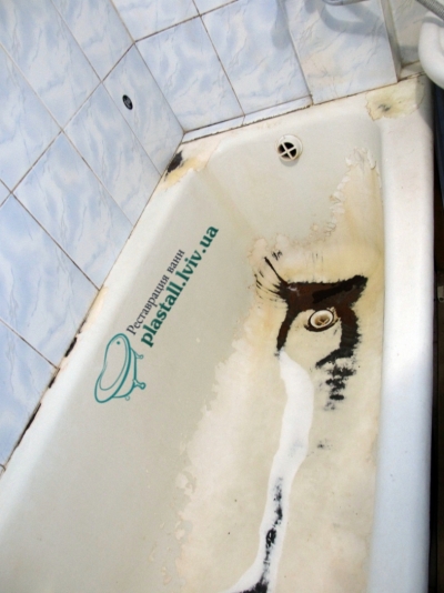 Ремонт старой ванны акрилом в Моршине